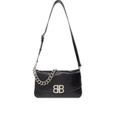 Bolsa Balenciaga BB Soft Média com Aba