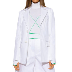 Blazer de algodão Bottega Veneta