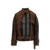 Jaqueta Biker Burberry