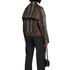 Jaqueta Biker Burberry