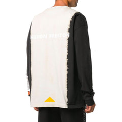 Camiseta com estampa de pincelada Heron Preston