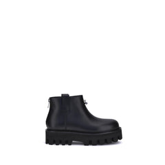 Botas de cano curto Alexander McQueen com plataforma
