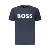 Camiseta Hugo Boss Azul Algodão