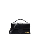Bolsa de couro Jacquemus Le Grand Bambino - logotipo dourado