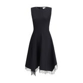 Alexander McQueen Asymmetric midi Dress