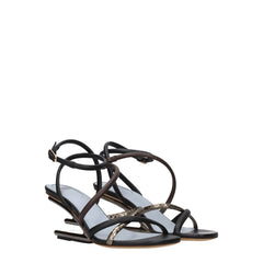 Fendi Multicolor Leather Sandal