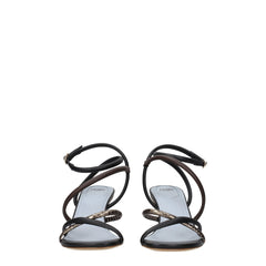 Fendi Multicolor Leather Sandal