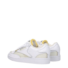 Maison Margiela White Fabric Sneakers