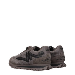 Marc Jacobs Gray Fur Sneakers