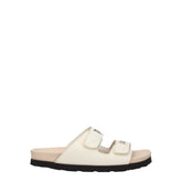 Palm Angels Beige Leather Sandal