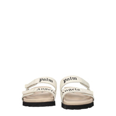 Palm Angels Beige Leather Sandal