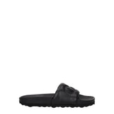 Off-White Black Leather Slipper