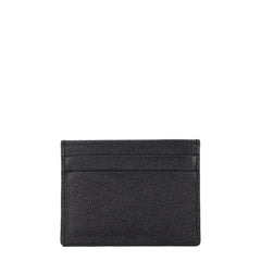 Palm Angels Black Leather Cardholder