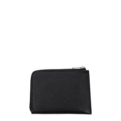 Palm Angels Black Leather Cardholder