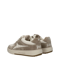 Palm Angels Beige Fabric Sneakers