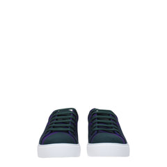 Burberry Green Fabric Sneakers