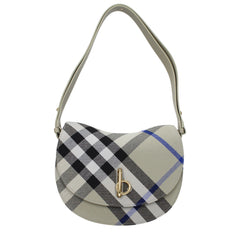 Burberry Gray Fabric Crossbody Bag