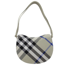 Burberry Gray Fabric Crossbody Bag