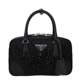 Prada Black Fabric Handbag