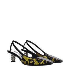 Tom Ford Yellow Satin Sandal