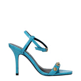 Versace Blue Leather Sandal