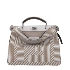 Fendi Beige Leather Handbag