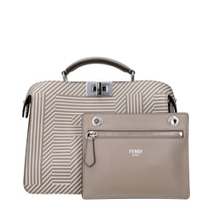 Fendi Beige Leather Handbag