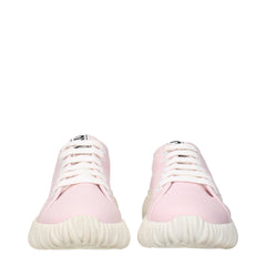 Miu Miu Pink Fabric Sneakers
