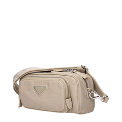 Prada Beige Leather Crossbody Bag