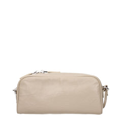 Prada Beige Leather Crossbody Bag