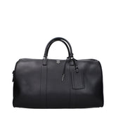 Burberry Black Leather Luggage And Travel