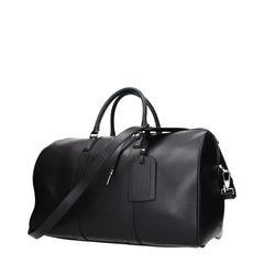 Burberry Black Leather Luggage And Travel