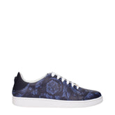 Versace Blue Leather Sneakers