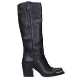 Miu Miu Black Leather Boot