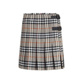 Burberry Check Archive wool Miniskirt