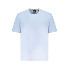 Hugo Boss Blue Cotton T-Shirt