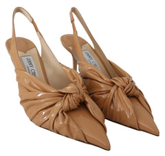 Jimmy Choo Sapatos de couro elegantes com bico fino