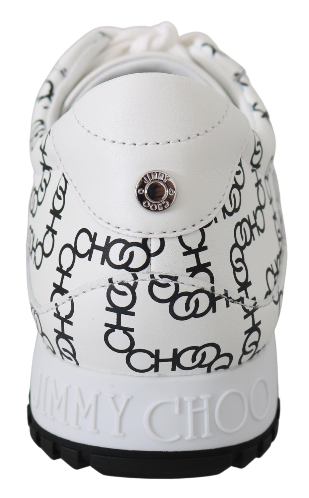 Tênis Jimmy Choo Elegante Monocromático de Couro
