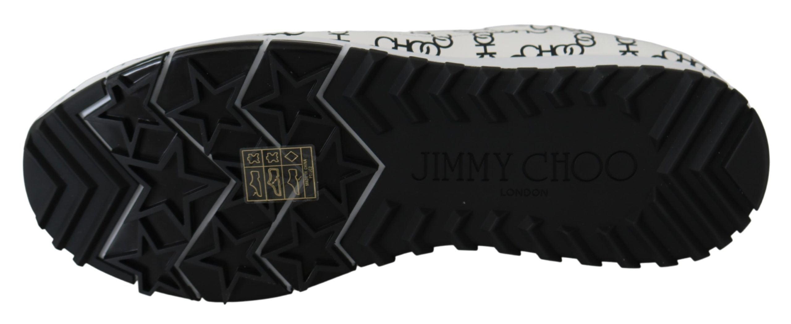 Tênis Jimmy Choo Elegante Monocromático de Couro