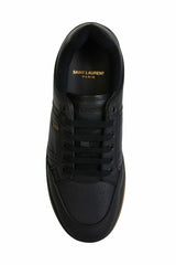 Tênis Saint Laurent Elegant Black Cano Baixo em Couro