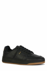 Tênis Saint Laurent Elegant Black Cano Baixo em Couro