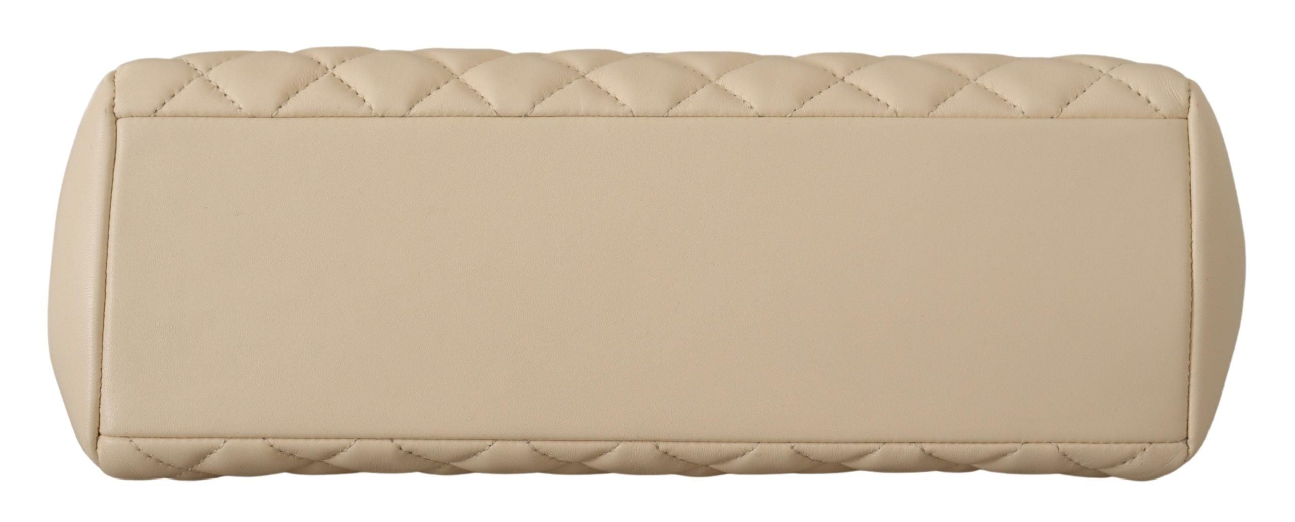 Bolsa Versace Elegante de Couro Napa Acolchoado