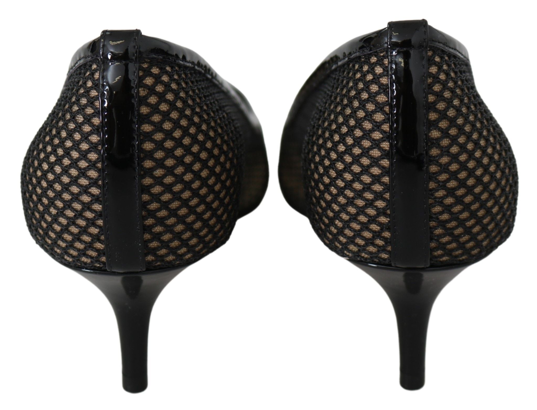 Jimmy Choo Chic Patent Mesh Scarpins Bicudos