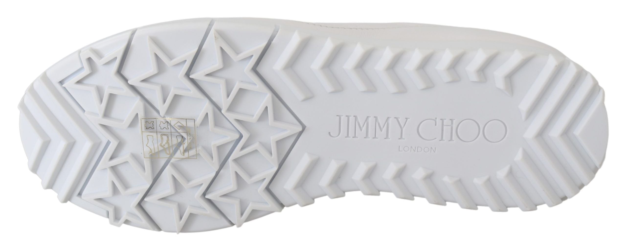 Tênis Jimmy Choo Elegante de Couro Branco
