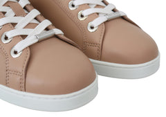 Tênis Jimmy Choo em couro napa rosa pó