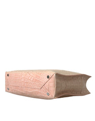 Bolsa tote Balenciaga Alligator Leather Chic Pink