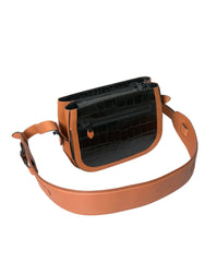 Bolsa Balenciaga Elegante em Couro de Crocodilo para Câmera