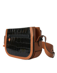 Bolsa Balenciaga Elegante em Couro de Crocodilo para Câmera