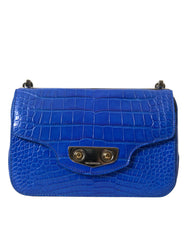 Bolsa de ombro Balenciaga Alligator Skin Mini - Azul elegante