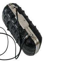 Bolsa de noite Balenciaga Elegante em Couro de Crocodilo